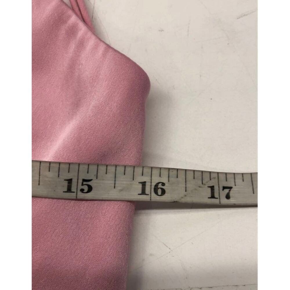 NWT Alice and Olivia Melinda Seamed Slip Mini Dress in Electric Pink Sz. 6 - Picture 6 of 8